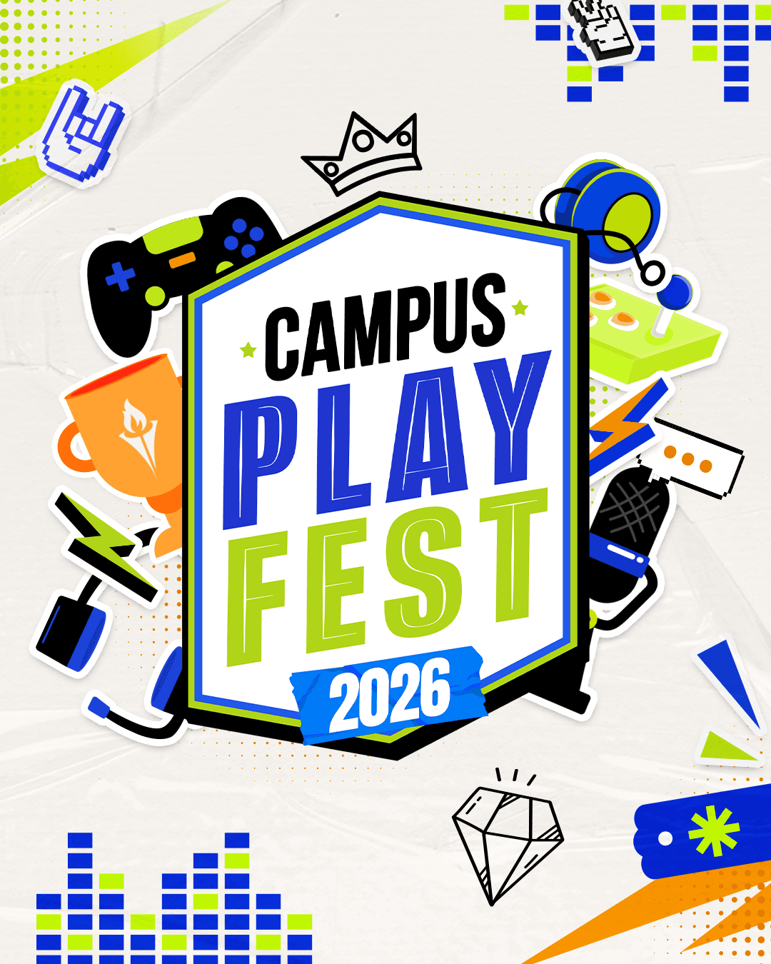 Campus Playfest 2026. Create, cosplay, craft.