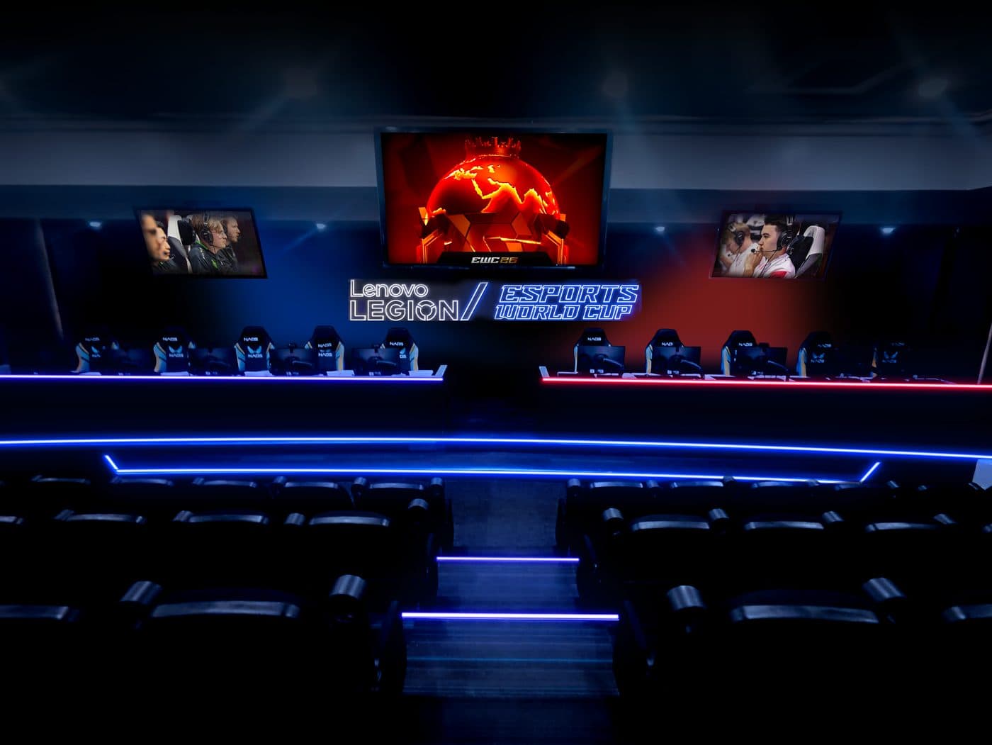 NAOS Arena main stage visualization